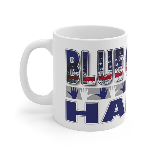 Ceramic Mug "Blue Collar Hands"