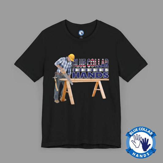 Unisex T-Shirt "Blue Collar Hands Builder"