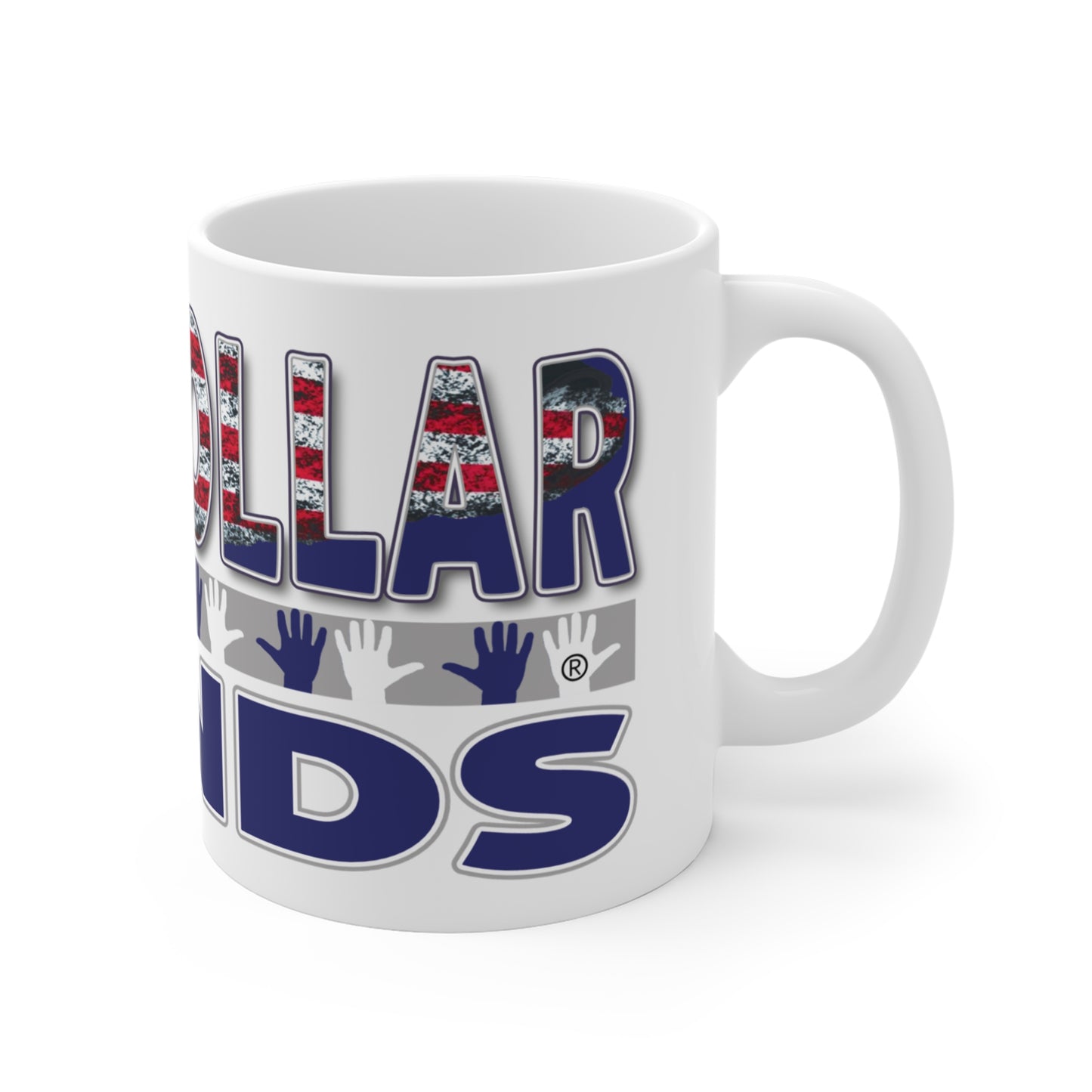 Ceramic Mug "Blue Collar Hands"