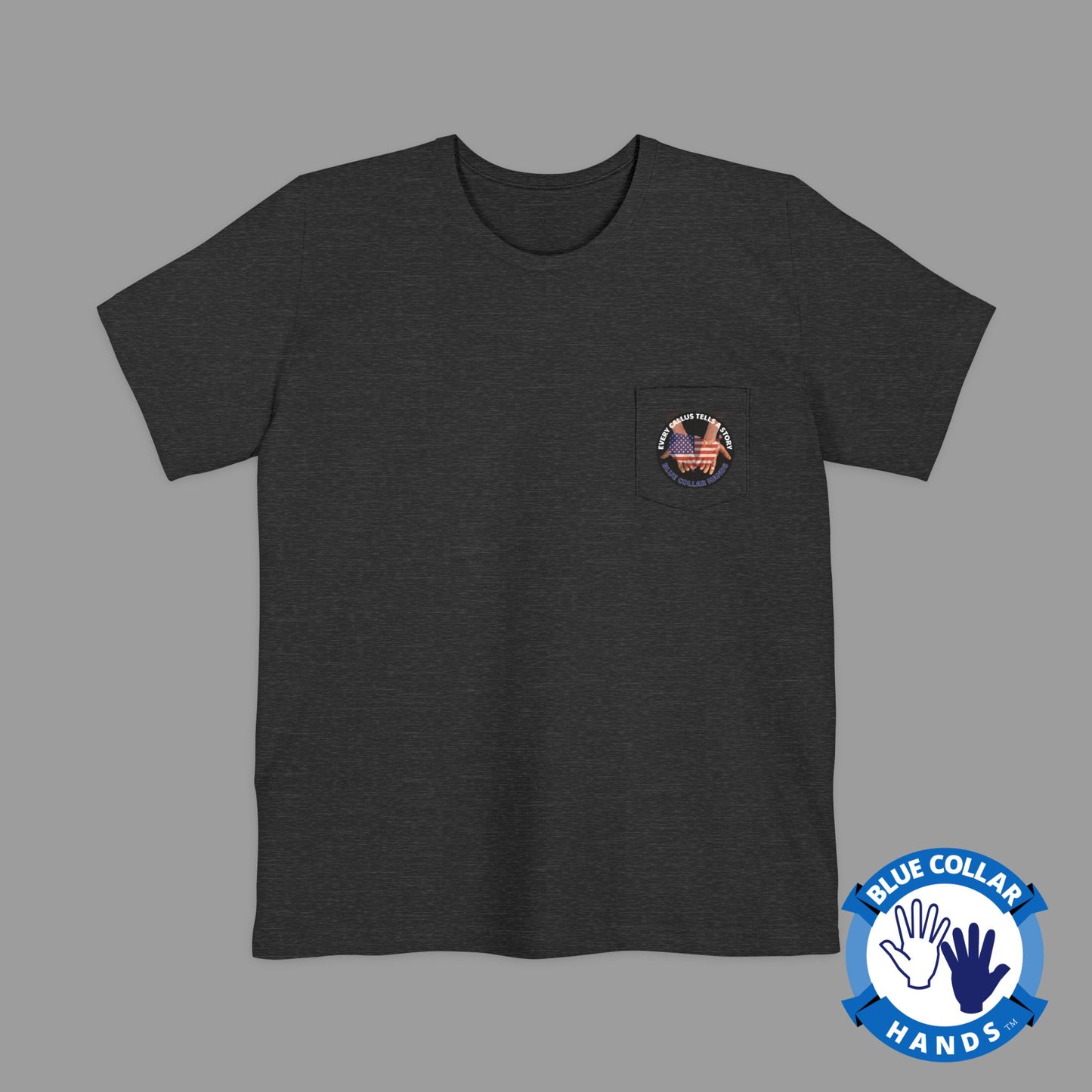 Unisex T-Shirt with Pocket "Every Callus Tells a Story"