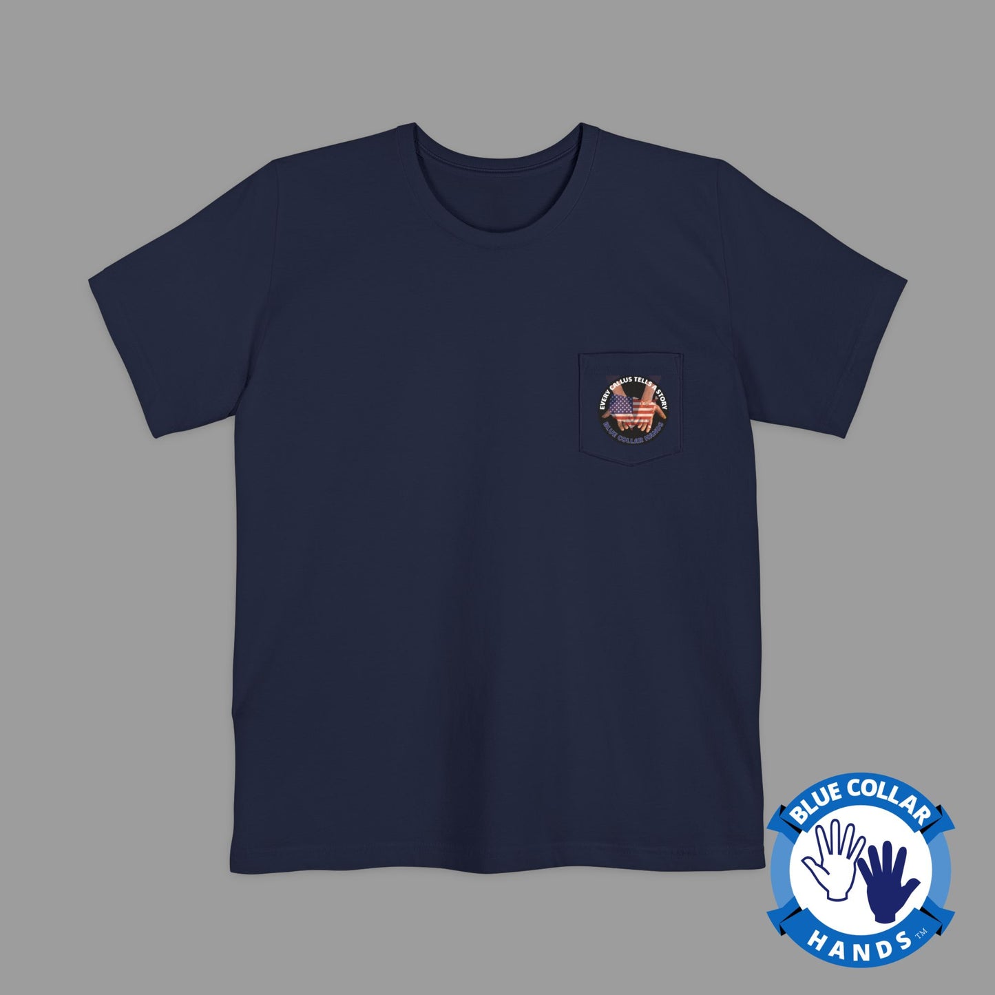 Unisex T-Shirt with Pocket "Every Callus Tells a Story"